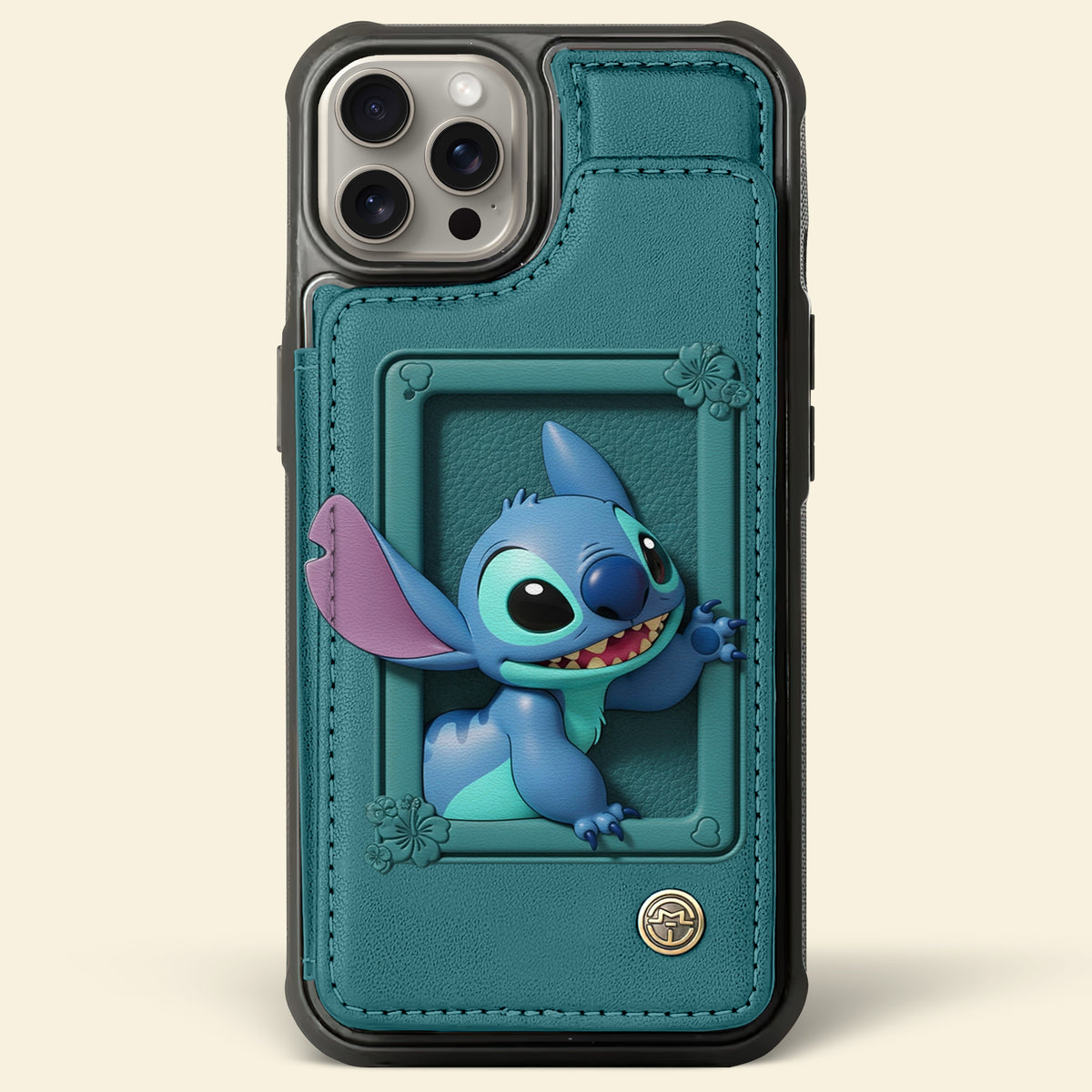 Couple Leather Flip Wallet Phone Case - Personalized Gift For Couple 02PGMG140825-Homacus