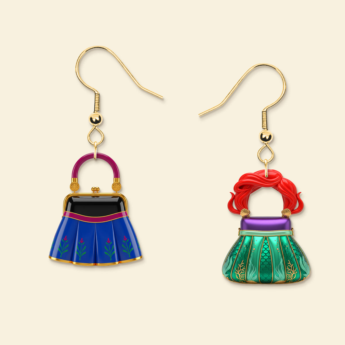 Handbag Acrylic Earrings - Personalized Gift For Princess Lover 01OHMG010825-Homacus