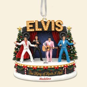Singer Fans Ornament - Personalized Gifts For Fans Christmas Ornament 03NAMG041025-Homacus