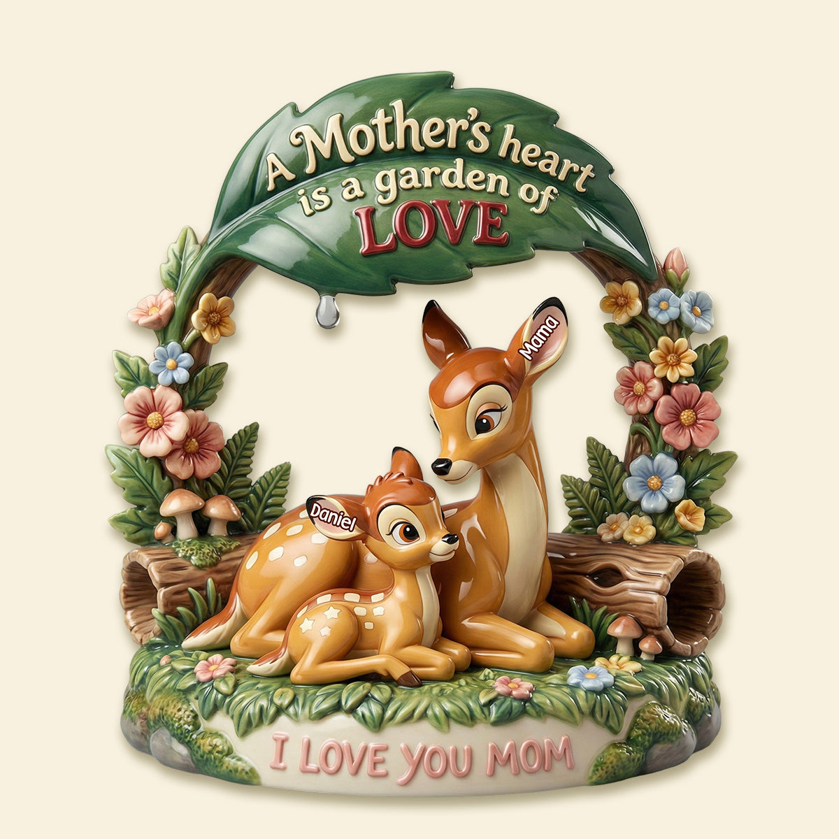 [check] Mother's Heart Acrylic Plaque - Personalized Gifts For Mom 01pamg030226-Homacus