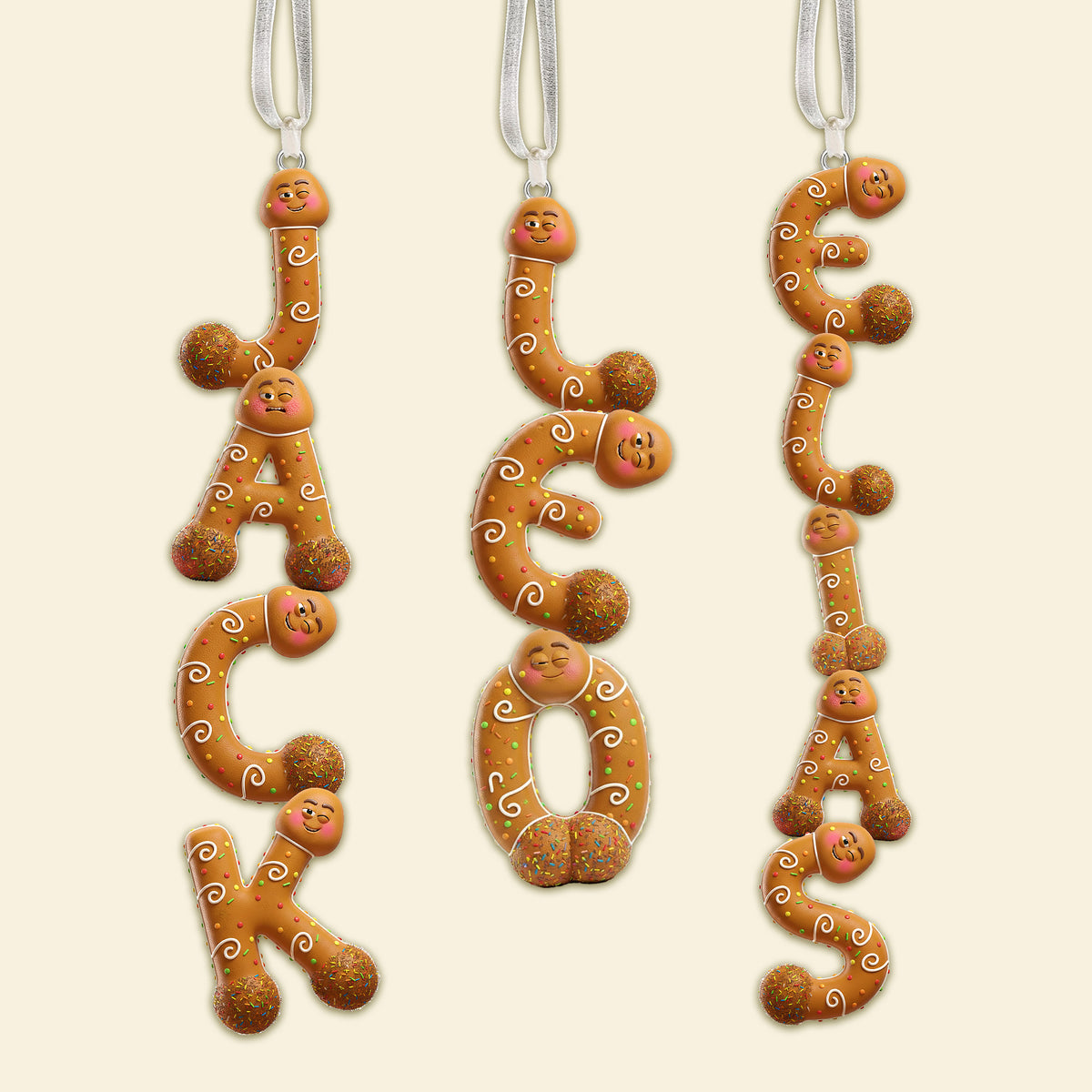 Gingerbread Ornament Tree Personalized Christmas Gifts 01TGMG271025-Homacus