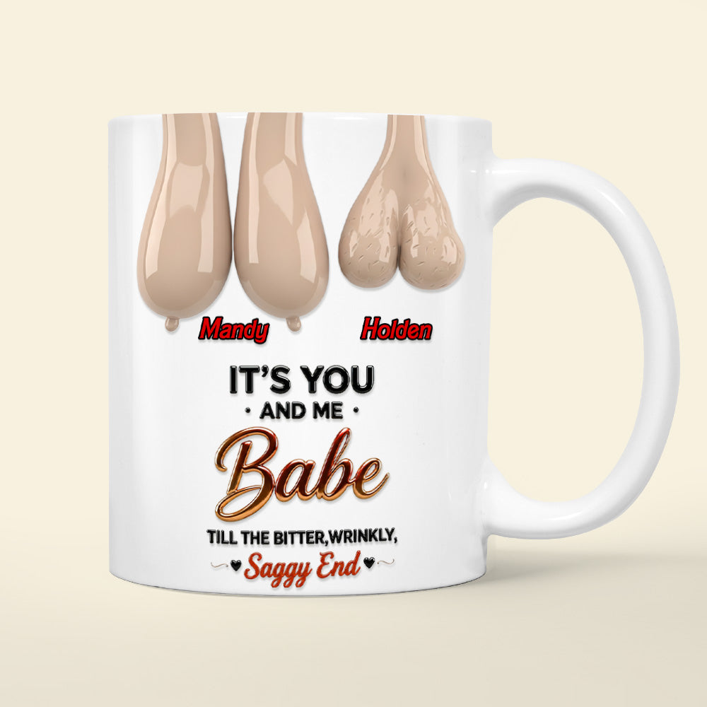 Old Couple Forever Mug - Personalized Gifts For Couple 04OHMG060125-Homacus