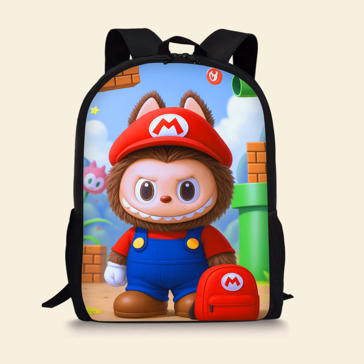 Back To School Monster Backpack - Personalized Gifts For Kids School Bag 04PGMG070825-Homacus