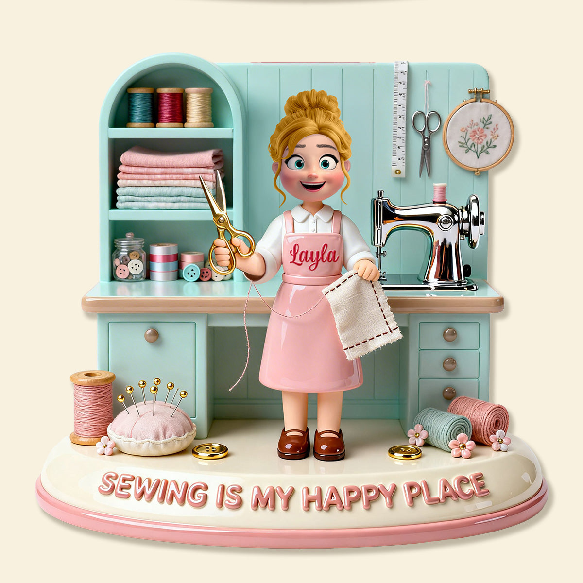 Sewing Room Acrylic Plaque - Personalized Gifts For Sewing Lovers 05pgmg120226-Homacus