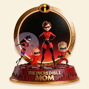 Super Mom and Kid Acrylic Plaque - Personalized Gifts For Mother 02tymg260226-Homacus