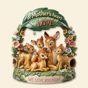[check] Mother's Heart Acrylic Plaque - Personalized Gifts For Mom 01pamg030226-Homacus