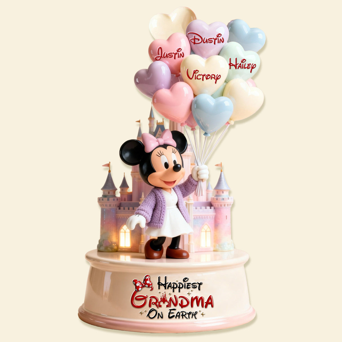 Heart Balloon Acrylic Plaque - Personalized Gifts For Mother 01TOMG310126-Homacus