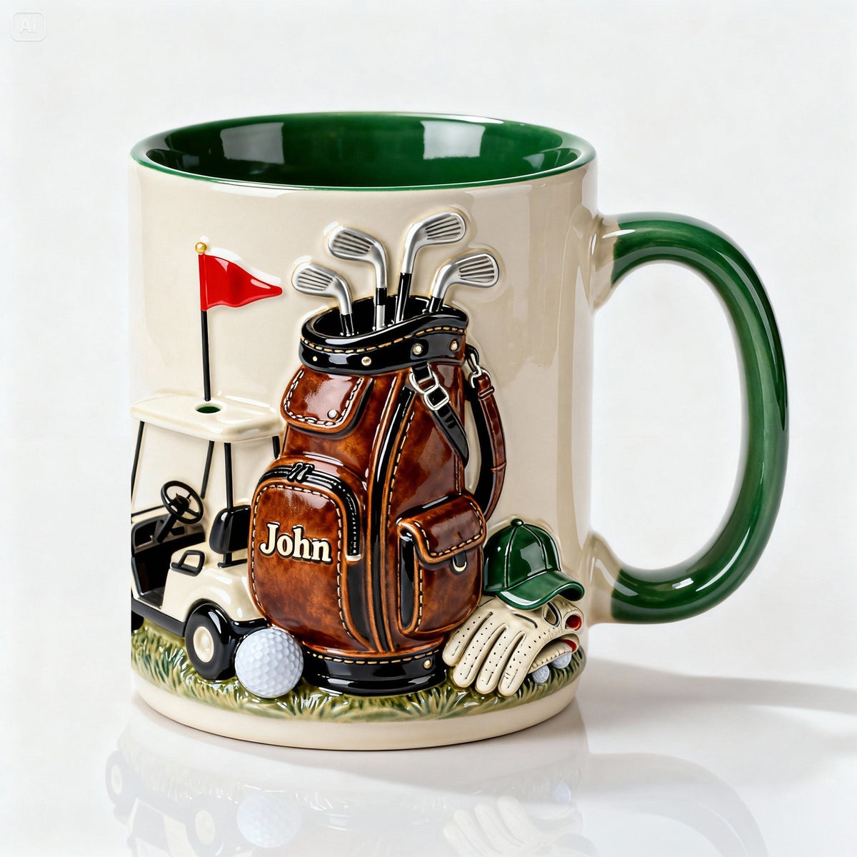 On The Course Golf Coffee Mug - Personalized Gift For Golfers 05HYMG050126-Homacus