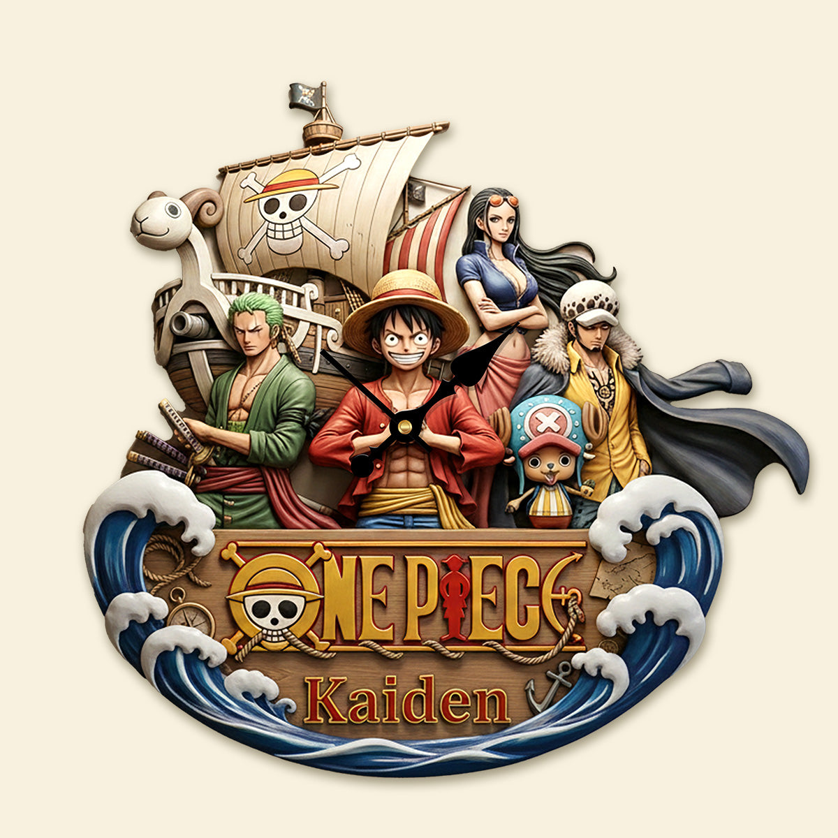 Adventure Crew Acrylic Clock – Personalized Gifts 05kimg311225-Homacus