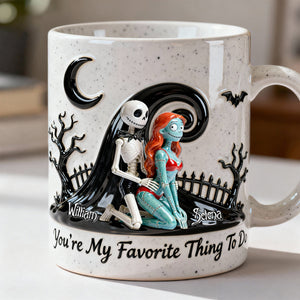Naughty Spooky Couple Coffee Mug - Personalized Gift For Couples 02OHMG070126-Homacus