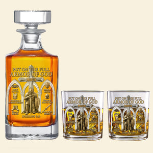 Armor of God Decanter Set - Personalized Gift For Christian 05pamg260226-Homacus