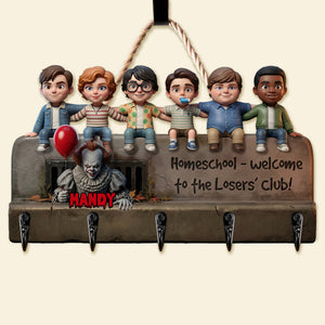 Scary Homeschool Key Hanger - Personalized Funny Gifts 02pamg230126-Homacus