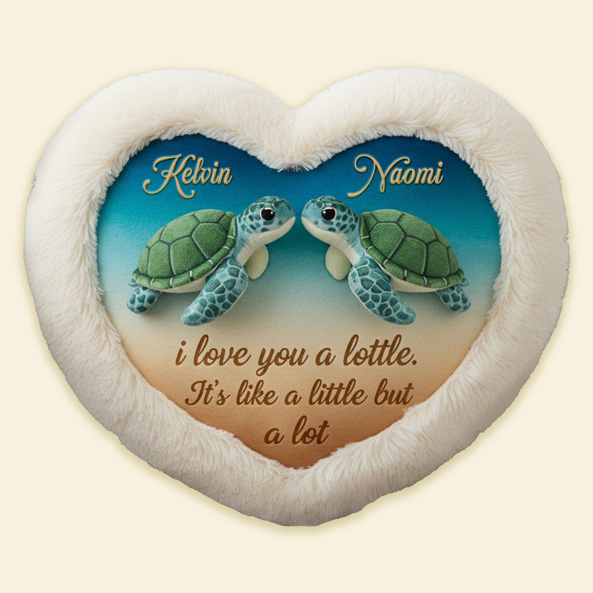 Turtle Couple Pillow - Personalized Gifts For Couple 06kimg211125