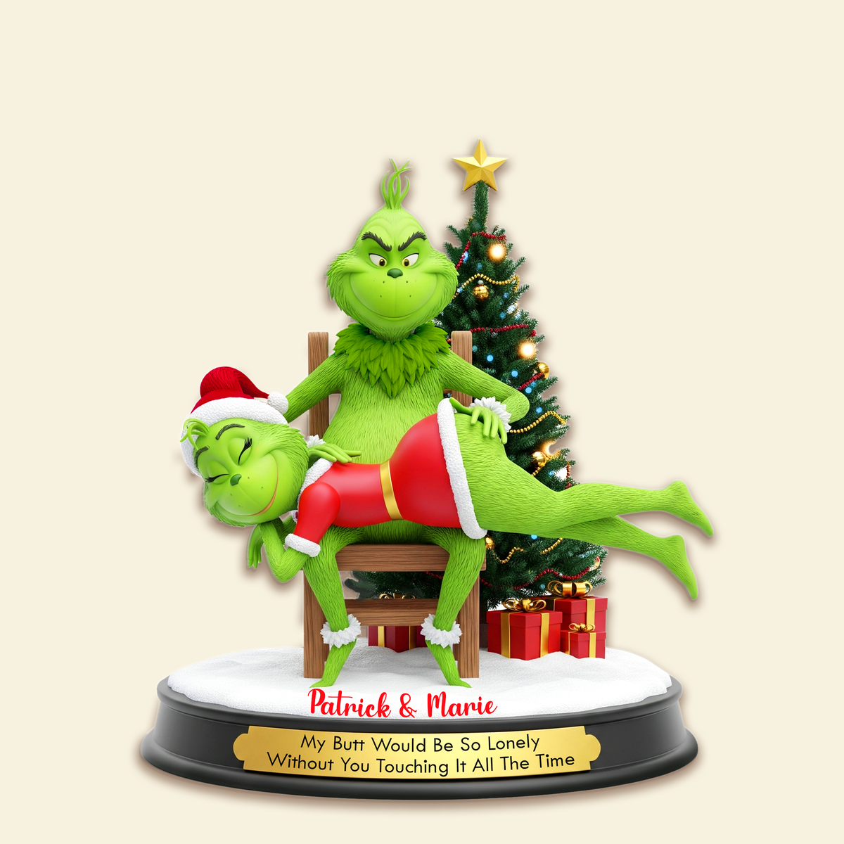 Naughty Couple Acrylic Plaque - Personalized Gifts For Couple Plaque 01NAMG160925-Homacus