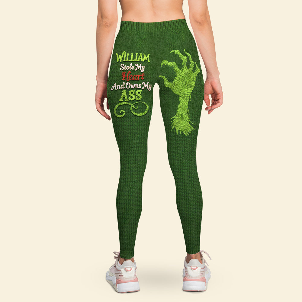 Funny Girlfriend Leggings - Personalized Gifts For Her Leggings 02TGMG071025-Homacus