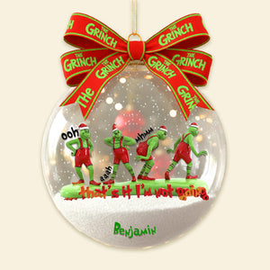 Funny Grumpy Anti-Social Christmas Ornament, Personalized Gifts For Movie Fans 04QHMG300925-Homacus