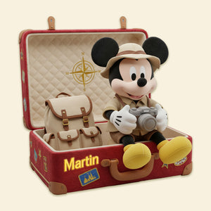 Travel Suitcase Shape Pillow - Personalized Gifts 07pamg111125-Homacus