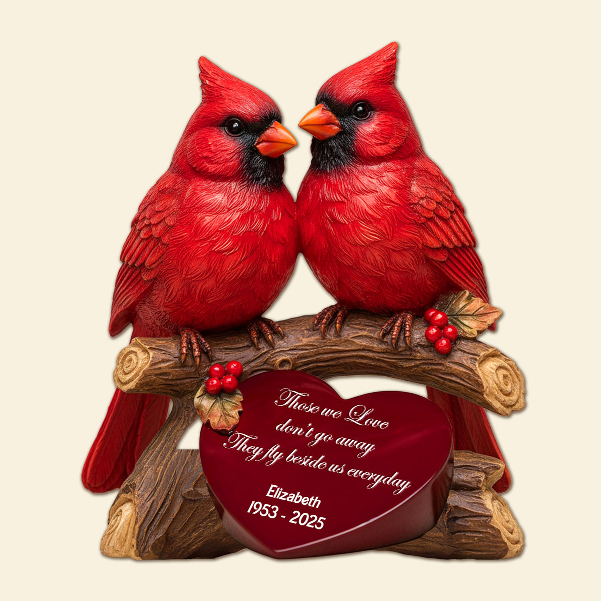 Cardinal Acrylic Plaque - Personalized Memorial Gifts 01pgmg131125-Homacus