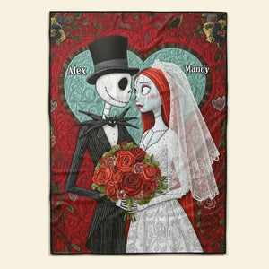 Couple Wedding Blanket - Personalized Gifts For Couple 07namg281125-Homacus