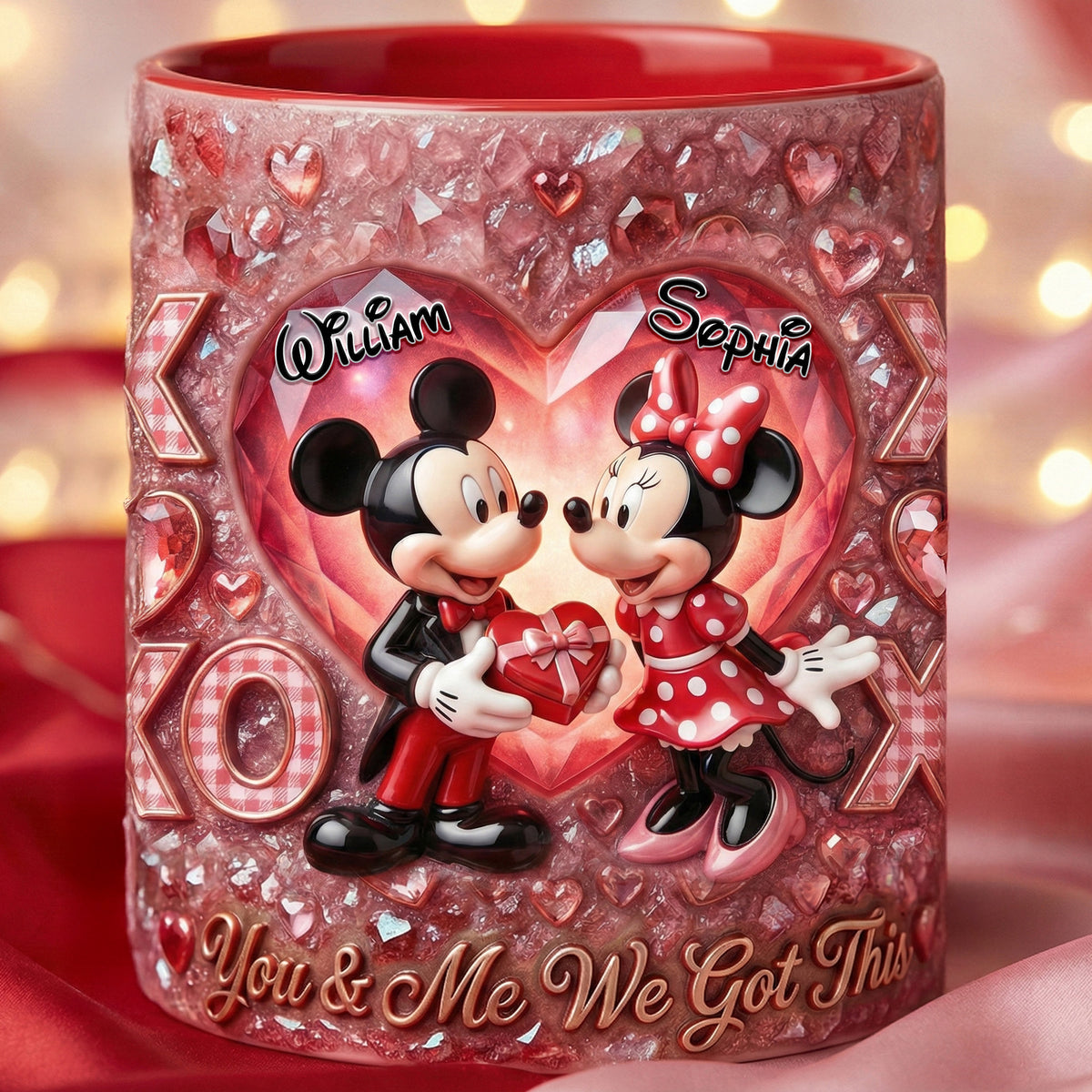 Forever Love Coffee Mug - Personalized Gifts For Couple 05PAMG150126-Homacus