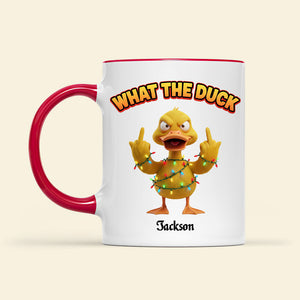 Funny Holiday Duck Coffee Mug – Personalized Gifts For Duck Lovers 03namg031125-Homacus