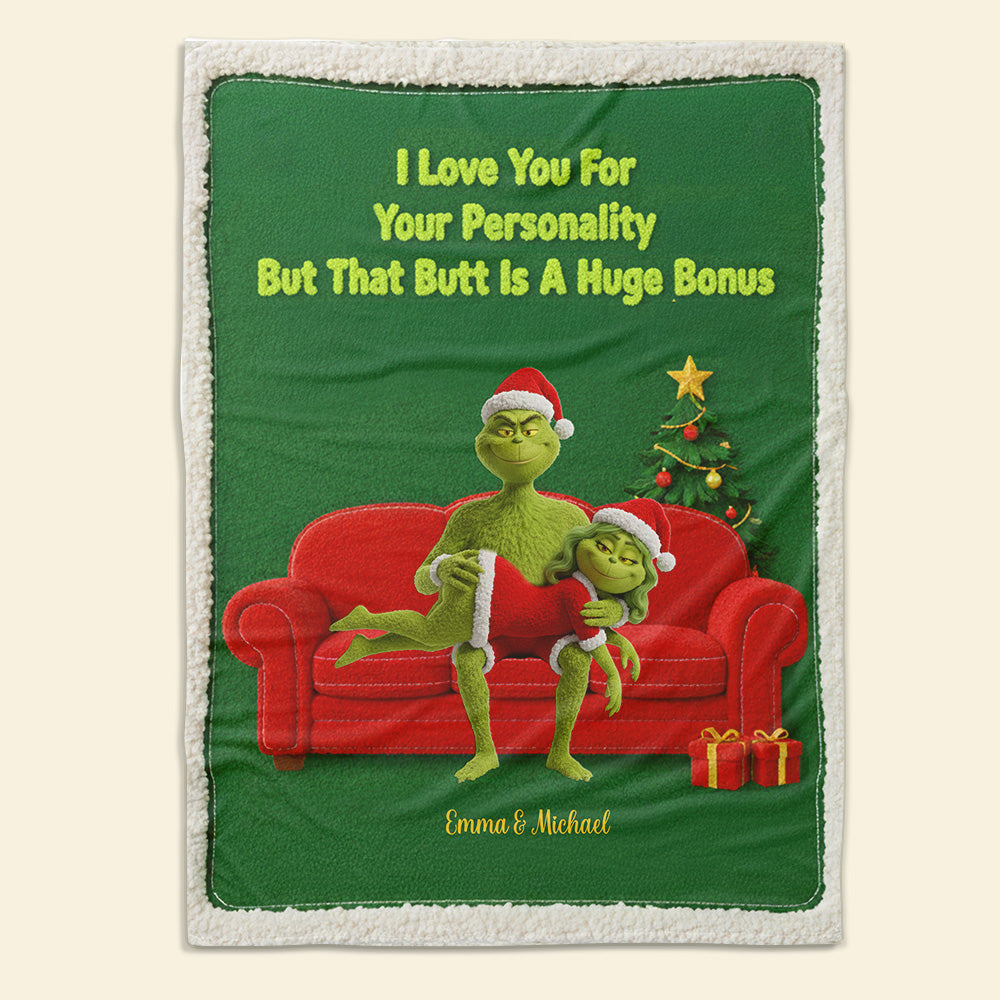 Couple Love Your Personality Blanket - Personalized Gifts For Couple 04ohmg171125-Homacus