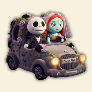 Spooky Bride & Groom Pillow - Personalized Gifts For Couple 08tomg141125-Homacus