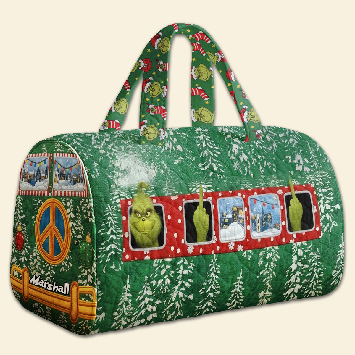 Personalized Gifts For Christmas, Classic Camper Van Quilted Duffle Bag 02tgmg290925-Homacus