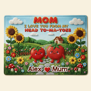 Adorable Tomato Doormat - Personalized Gifts For Mom 04tymg040326-Homacus