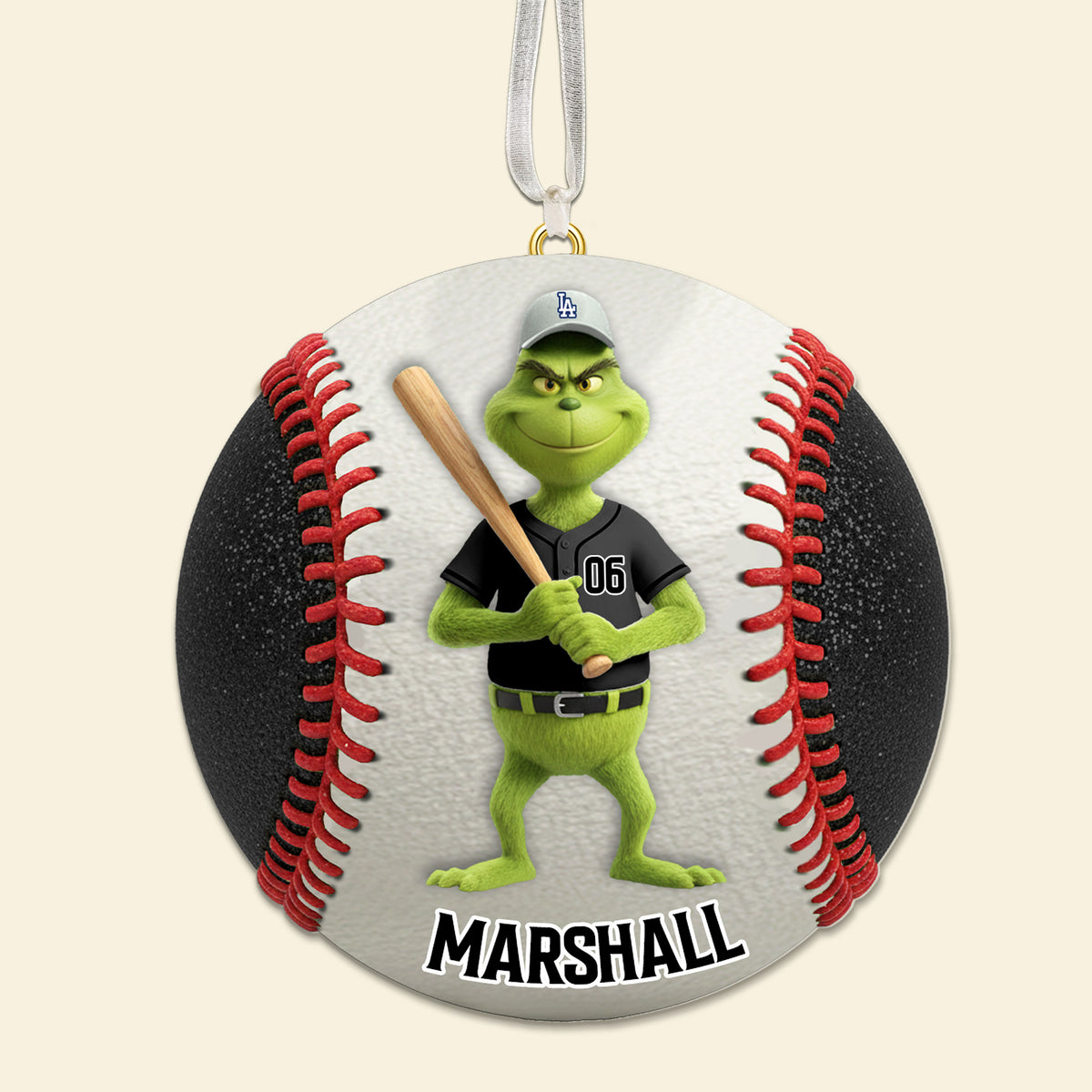 Softball Green Monster Ornament - Personalized Gifts For Sport Lover Christmas Ornament 01OHMG041025-Homacus