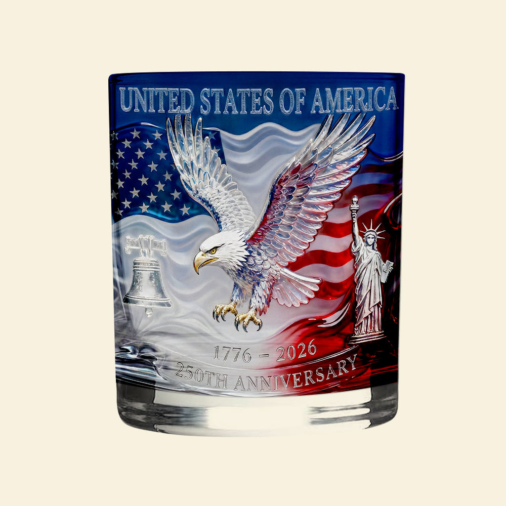 Proud Anniversary Round Glass, Personalized Gifts For Patriots 01qhdt300126-Homacus