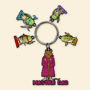 Personalized Gifts For Father Keychain With Charms 02ohdc230524-Homacus