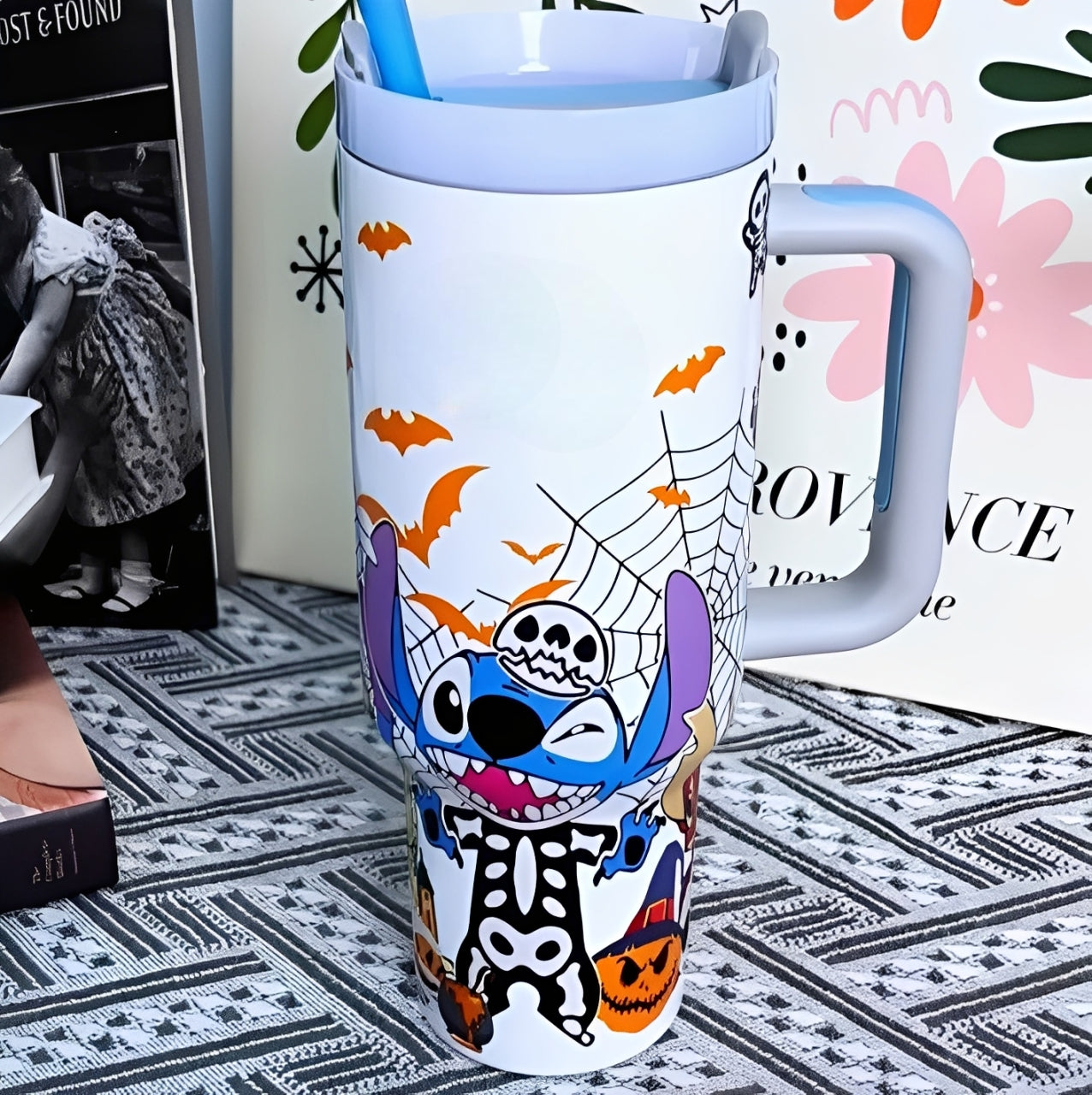 Halloween Tropical Alien Luminous Tumbler - Trendy Gifts For Movie Fans 90laxx180725-Homacus