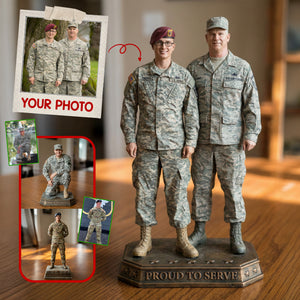 Military Veterans Acrylic Plaque - Custom Photo Gifts For Veterans 01tgmg221225-Homacus