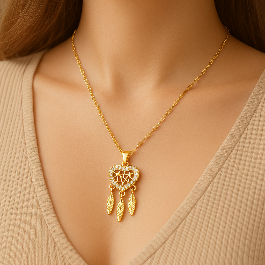 Native American Dreamcatcher Necklace For Women-Homacus