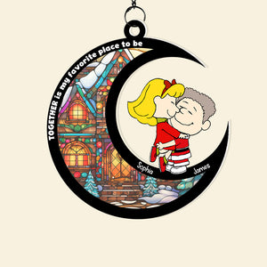 Personalized Gifts For Couple Suncatcher Ornament 03kadc160724hg-Homacus