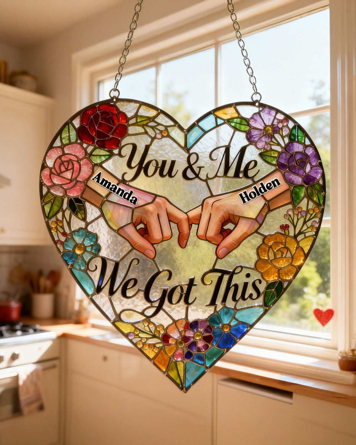 We Got This Suncatcher Ornament - Personalized Gifts For Couple 04hymg070126-Homacus