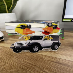 Personalized Gift For Off-road Lovers Shaking Head Standee, Happy Couple Ducks 05qhqn181224-Homacus