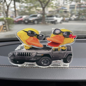 Personalized Gift For Off-road Lovers Shaking Head Standee, Happy Ducks 06qhqn181224-Homacus