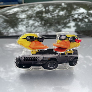 Personalized Gift For Off-road Lovers Shaking Head Standee, Happy Couple Ducks 06qhqn181224-Homacus