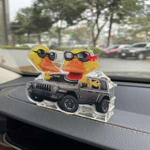 Personalized Gift For Off-road Lovers Shaking Head Standee, Happy Couple Ducks 06qhqn181224-Homacus