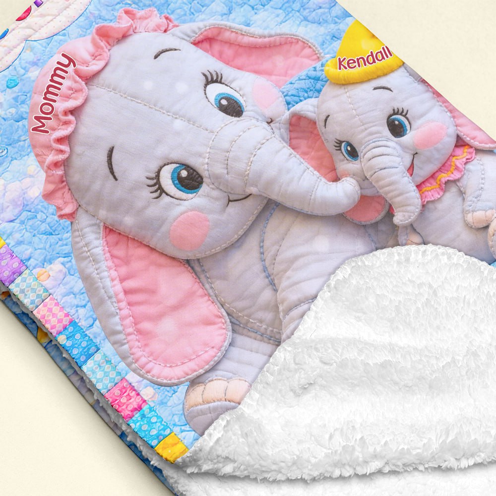 Mom's Love Blanket - Personalized Gifts For Mother 02humg240226-Homacus