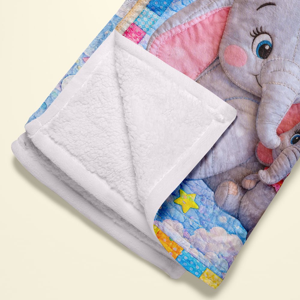 Mom's Love Blanket - Personalized Gifts For Mother 02humg240226-Homacus