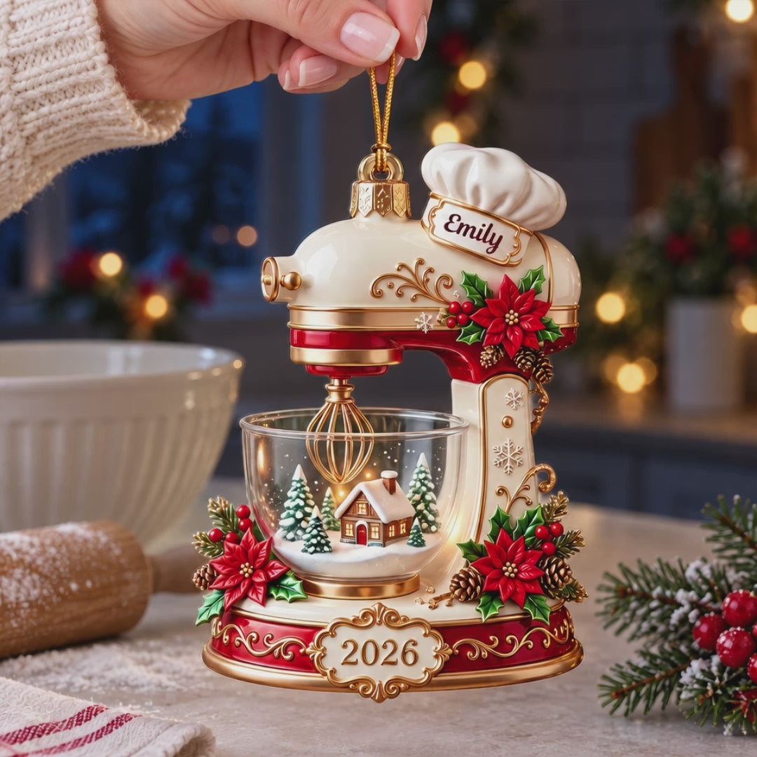 Baking Mixer Christmas Ornament - Personalized Gifts For Baking Lovers 01pgqn141026-Homacus