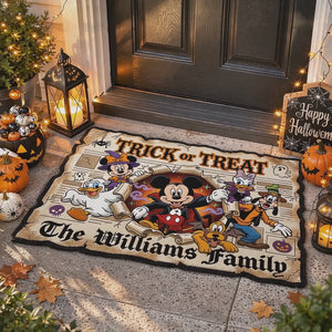 Trick or Treat Doormat - Personalized Gifts For Halloween 01palu060826