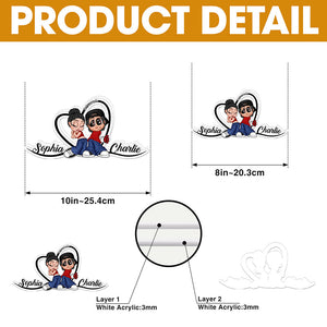 You Are My Everything Acrylic Light Box - Personalized Gifts For Couple 01NADT060826-Homacus