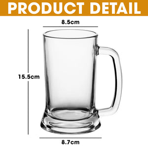 (Shao) - Beer Glass - Personalized Gifts For [here] Beer Glass With Handle Quote/Design-Homacus