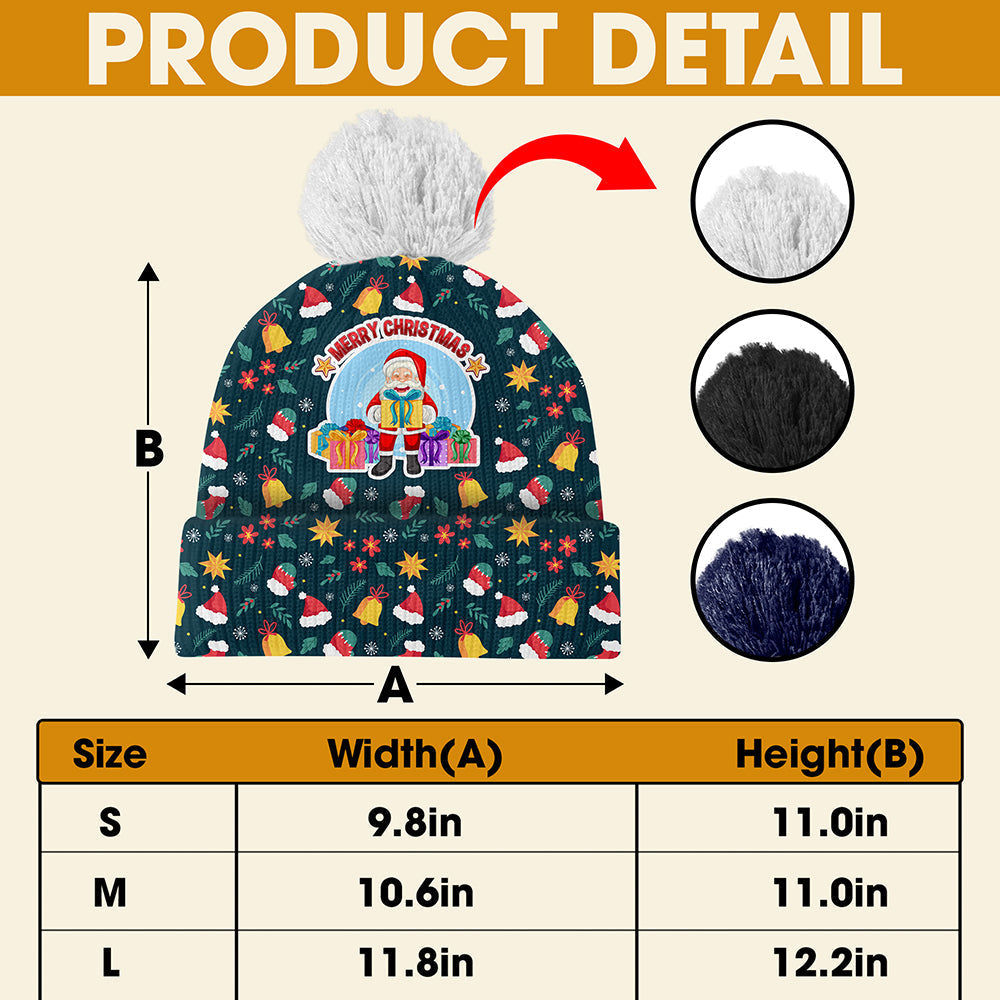 Personalized Gifts For Fishing Lovers Bobble Beanie Hat 03pamg090126-Homacus
