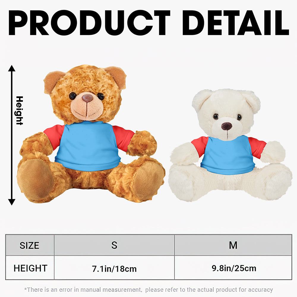 Personalized Gifts For Autism Kids Bear With Shirt 01topu270225-Homacus