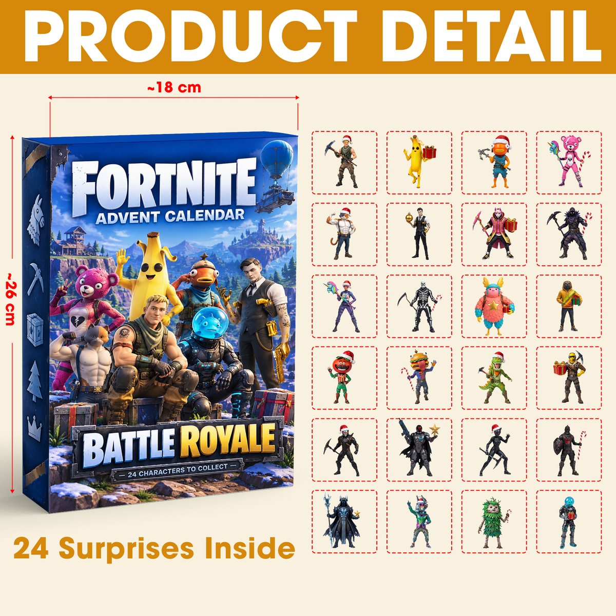 Winter Game Character Calendar Blind Box - Personalized For Game Lovers 02NADH281026-Homacus